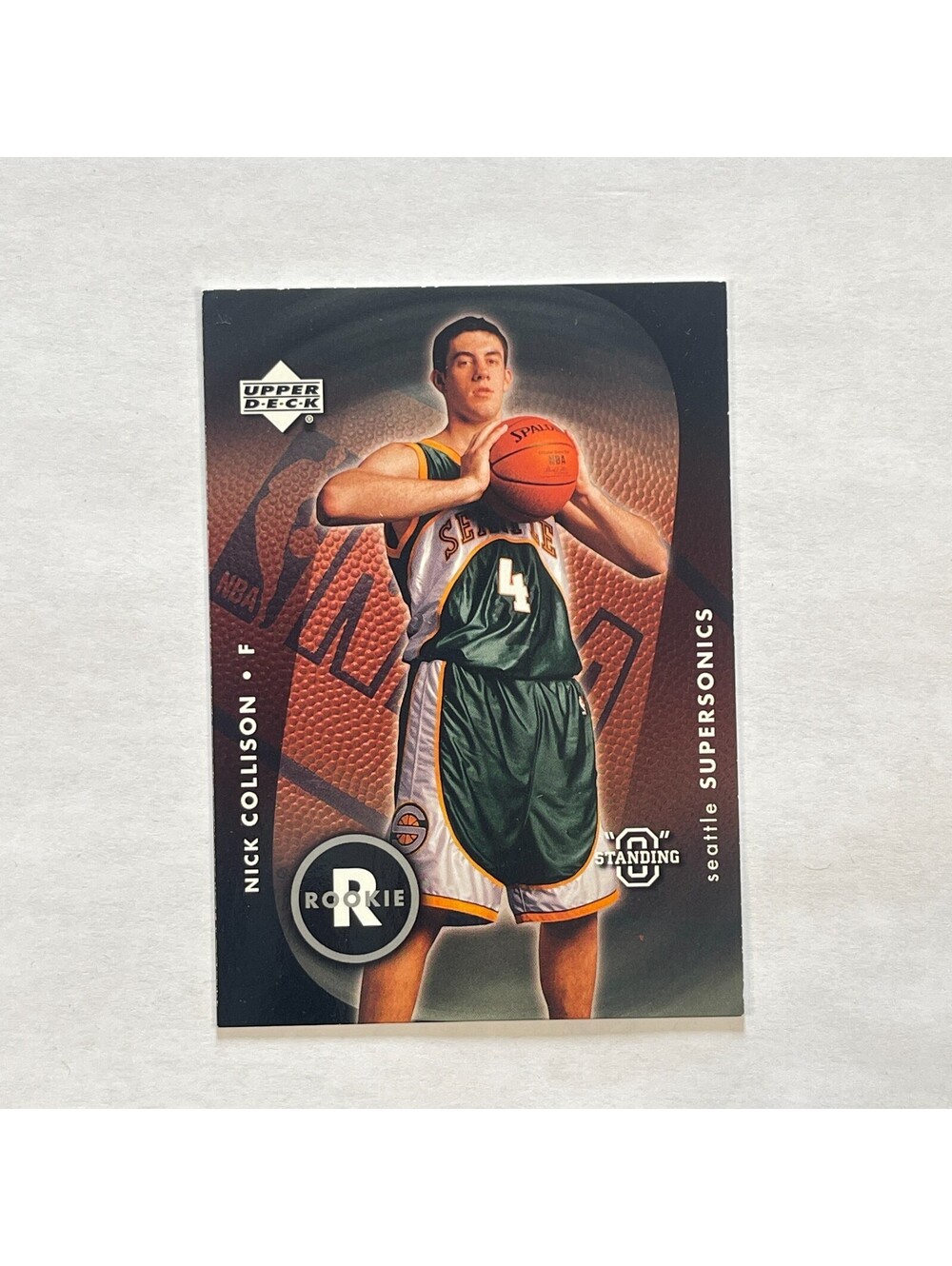2003 Upper Deck Standing O #96 Nick Collison Rookie Seattle SuperSonics Card